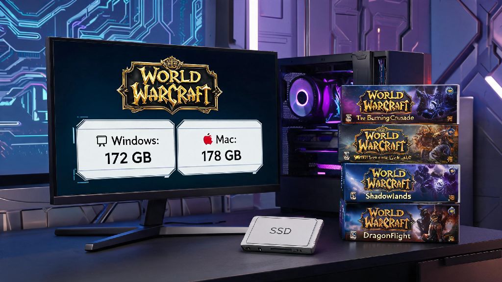 How Large Is World of Warcraft Download in 2026? Full Size Guide